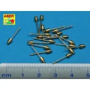 Set with 20 long foot insulators - Aber Models 35D-34