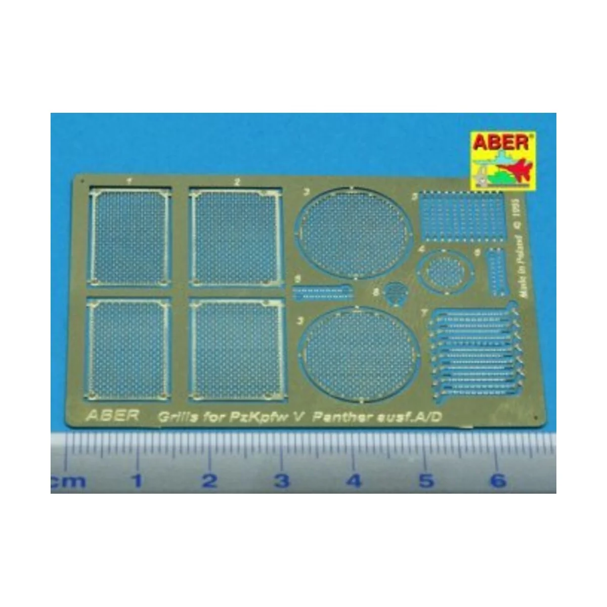 Grilles for Panther, Ausf. A/D, 1/35 - Aber Models 35G01