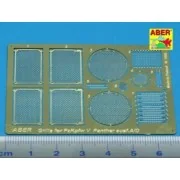 Grilles for Panther, Ausf. A/D, 1/35 - Aber Models 35G01