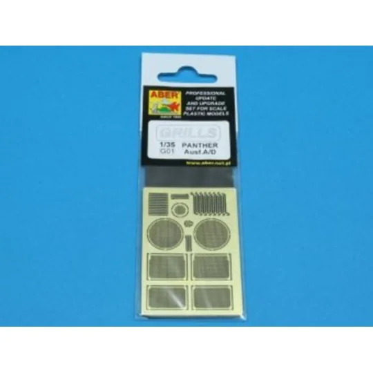 Grilles for Panther, Ausf. A/D - Aber Models 35G01