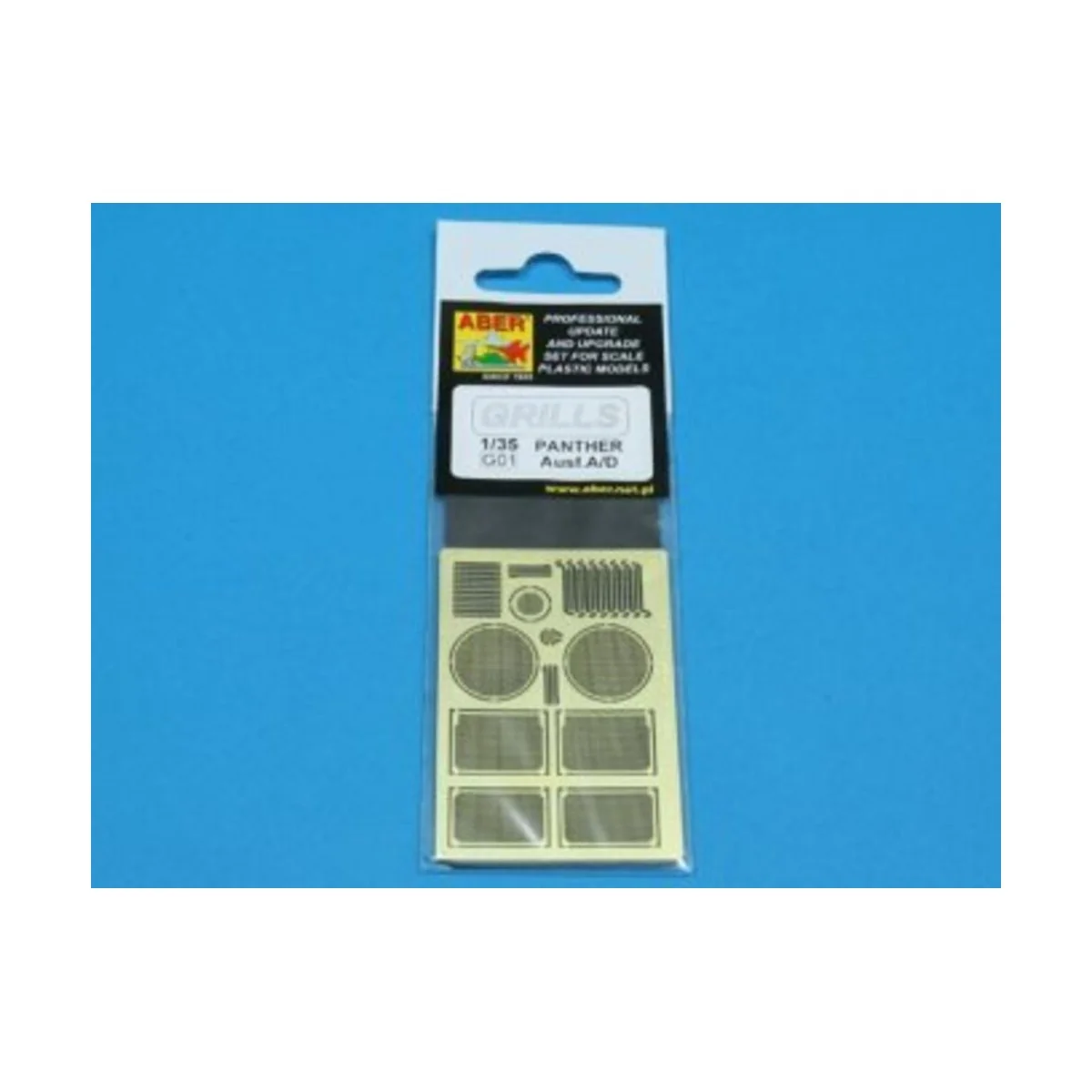 Grilles for Panther, Ausf. A/D, 1/35 - Aber Models 35G01