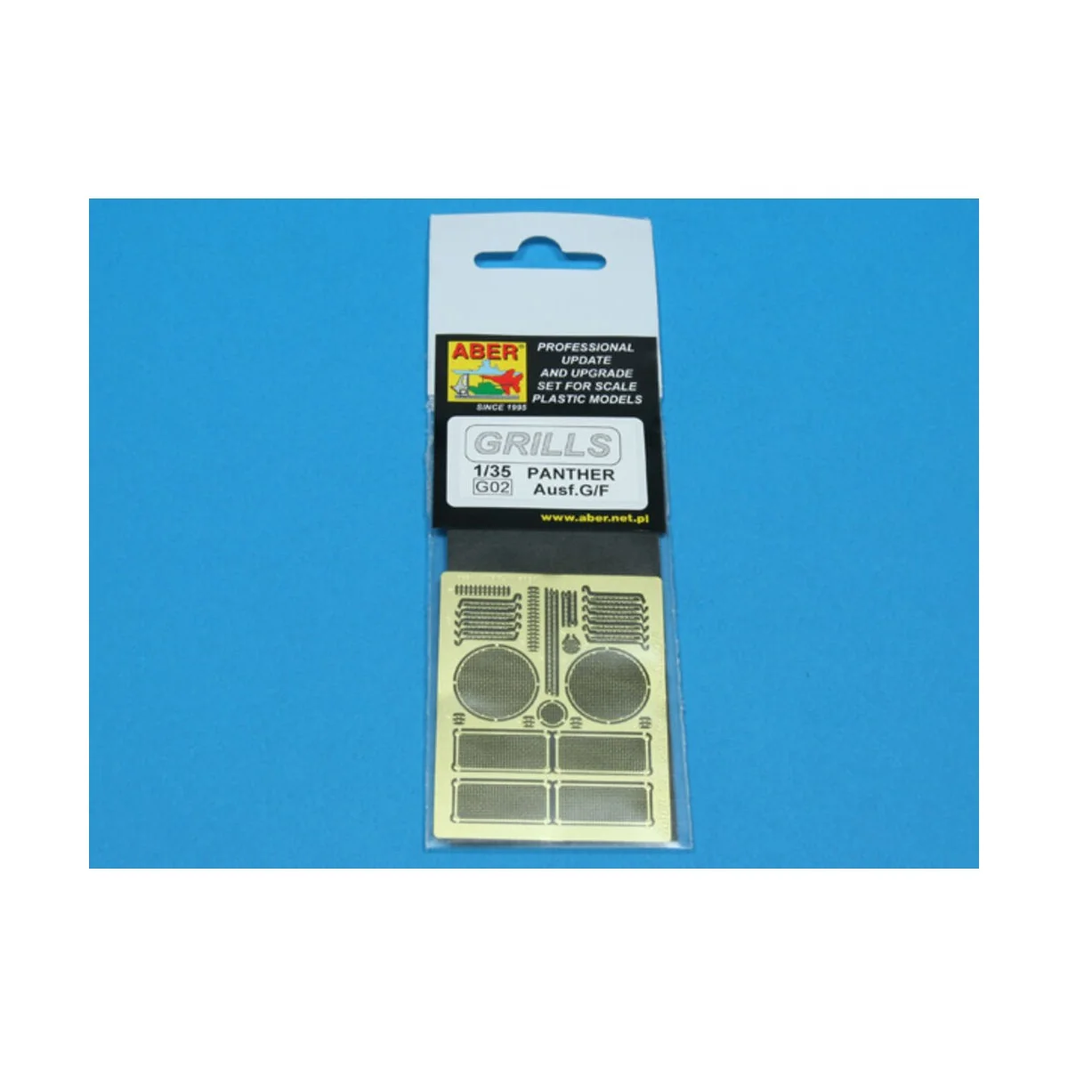 Grilles for Panther, Ausf. G/F, 1/35 - Aber Models 35G02 Grilles for Panther, Ausf. G/F, 1/35 - Aber Models 35G02