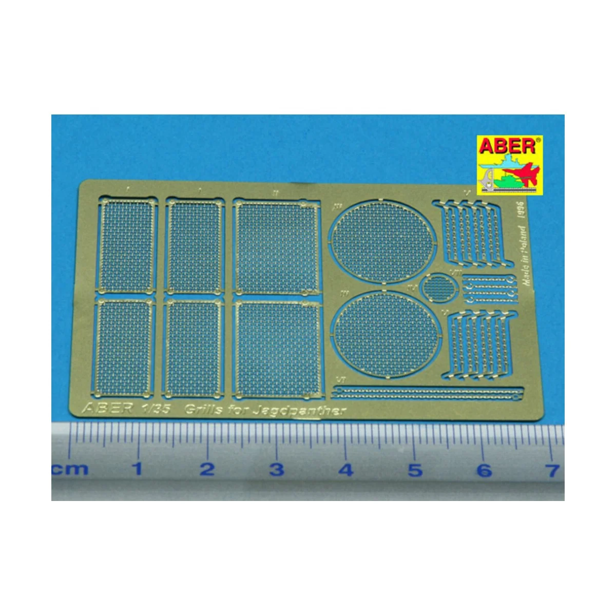 Grilles for Jagdpanther, 1/35 - Aber Models 35G04 Grilles for Jagdpanther, 1/35 - Aber Models 35G04