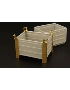 Steel containers (2pcs), 1/35 - Hauler HLU35076 2