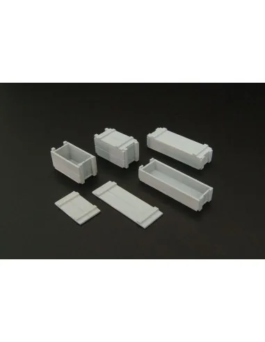 U S ammo boxes 75 mm, 1/35 - Hauler HLU35082
