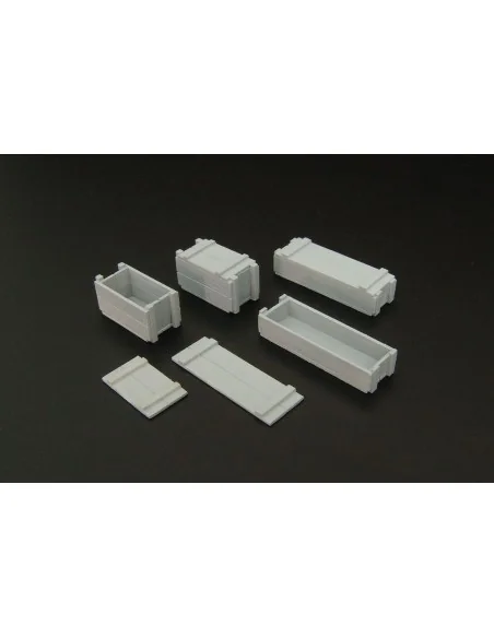 U S ammo boxes 75 mm, 1/35 - Hauler HLU35082