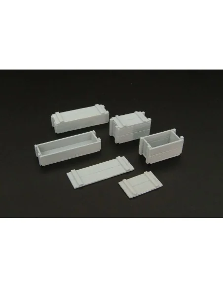 U S ammo boxes 75 mm, 1/35 - Hauler HLU35082