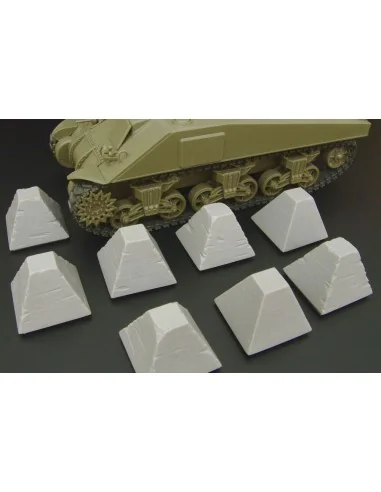 Dragon’s Teeth tank traps, 1/35 - Hauler HLU35096