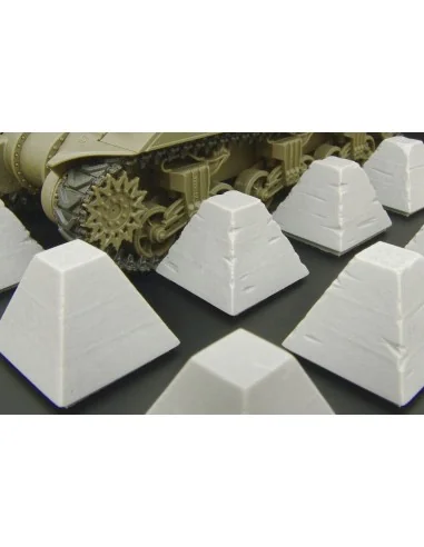 Dragon’s Teeth tank traps, 1/35 - Hauler HLU35096