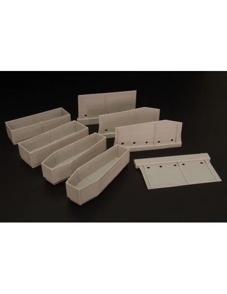 Coffins (4pcs), 1/35 - Hauler HLU35103