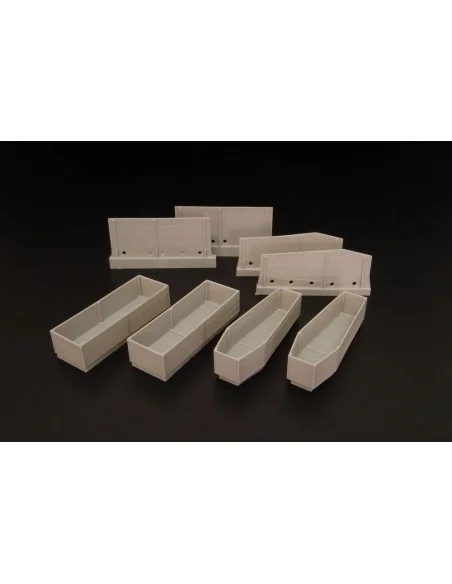 Coffins (4pcs), 1/35 - Hauler HLU35103