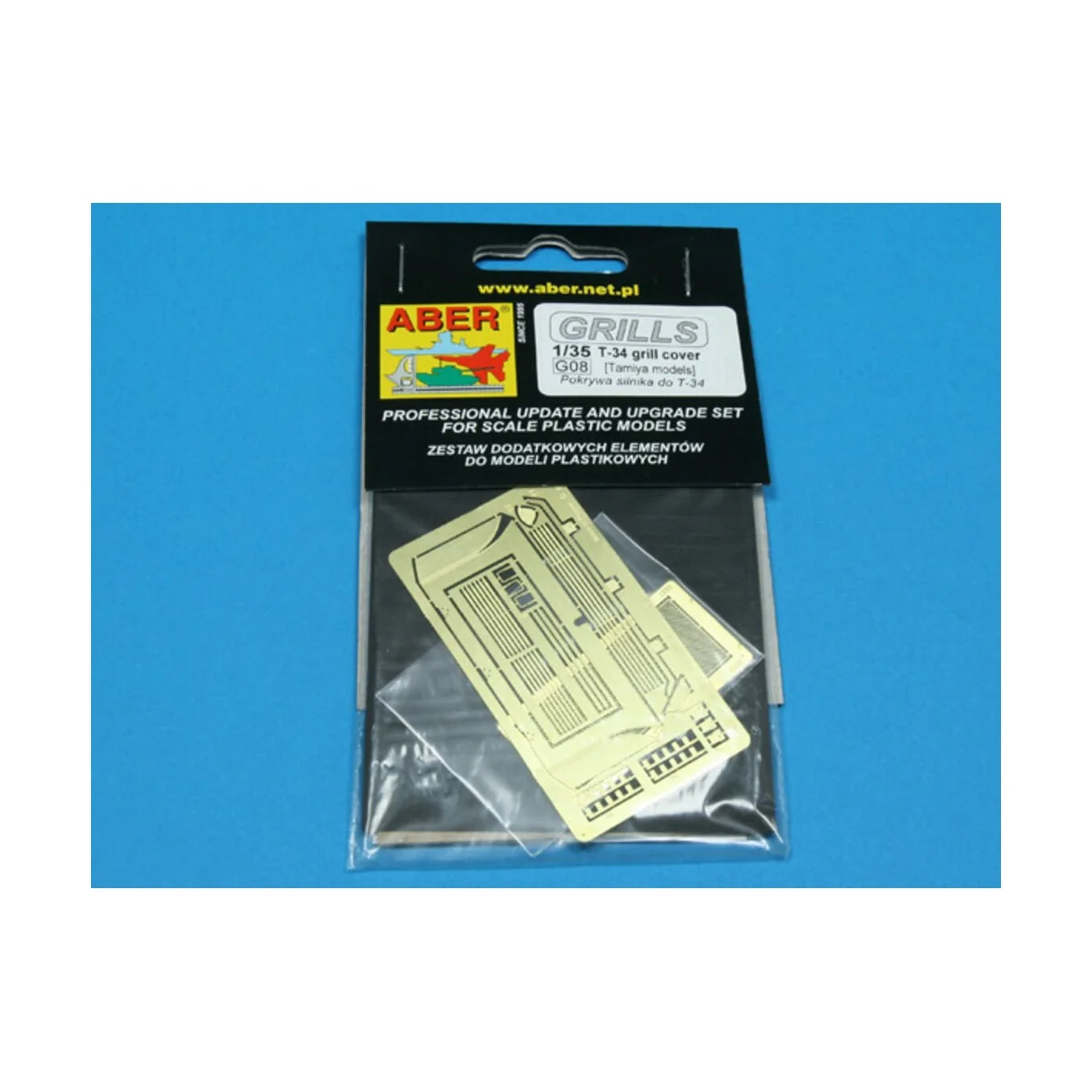 T-34 grill cover (Tamiya model) - Aber Models 35G08