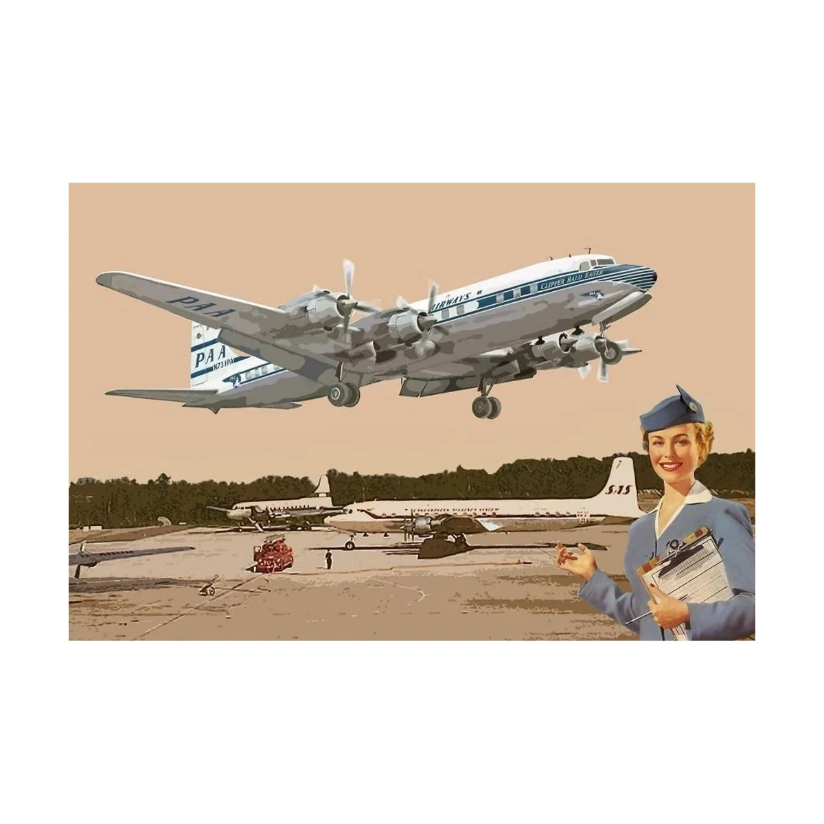 DC-7C Pan American World Airways - Roden 301
