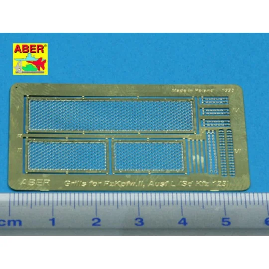 Grilles for Panzer II, Ausf. L - Luchs, 1/35 - Aber Models 35G09
