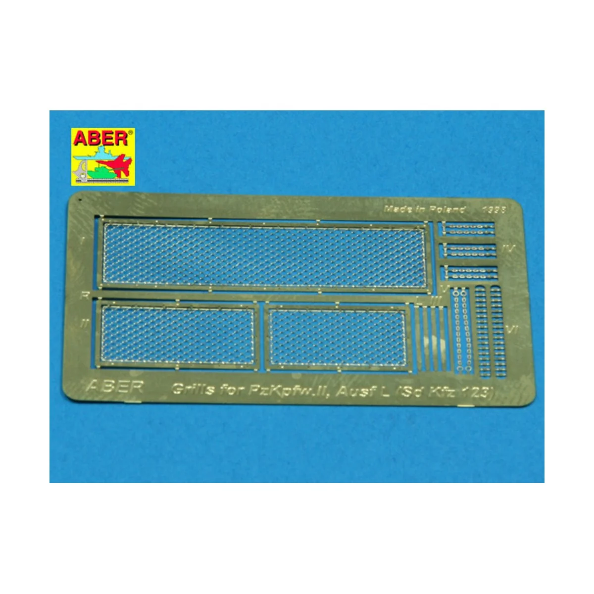 Grilles for Panzer II, Ausf. L - Luchs, 1/35 - Aber Models 35G09