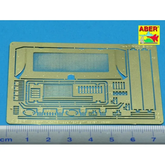 T-34/76 - 1940 grill cover, 1/35 - Aber Models 35G11 T-34/76 - 1940 grill cover, 1/35 - Aber Models 35G11