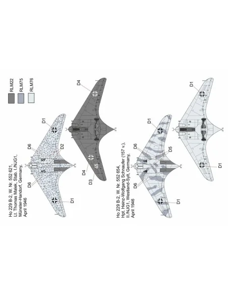 Ho-229 Night Fighter, 1/144 - Brengun BRP144010