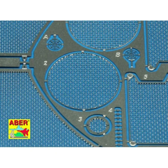 Grilles for Sd.Kfz. 182 King Tiger (Henshel Turret) - Aber Models 3...