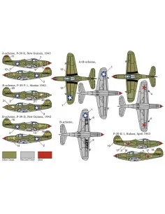 P-39 D-F-K Airacobra, 1/144 - Brengun BRP144011 2