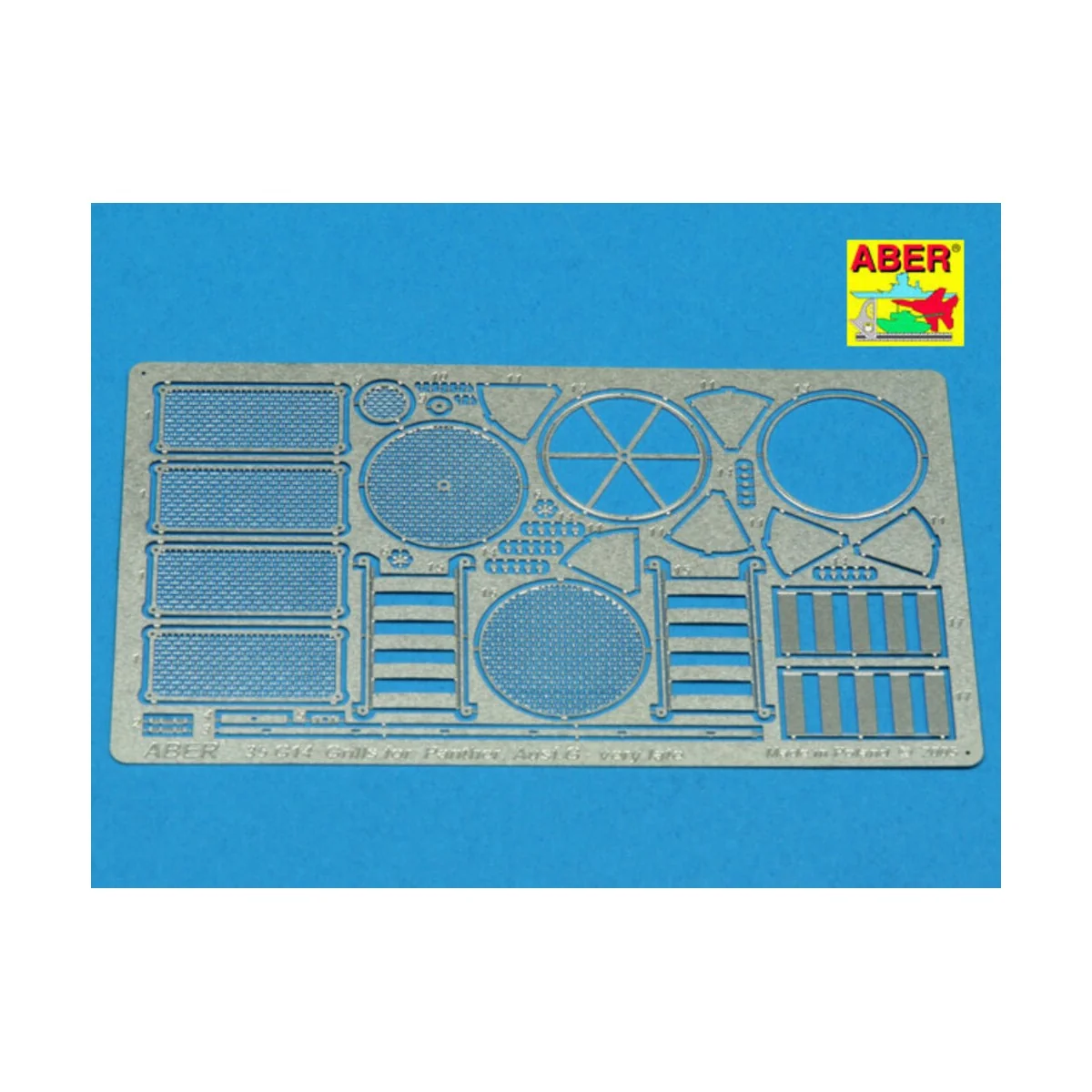 Grilles for Sd.Kfz. 171 Panther, Ausf G-late model, 1/35 - Aber Mod...