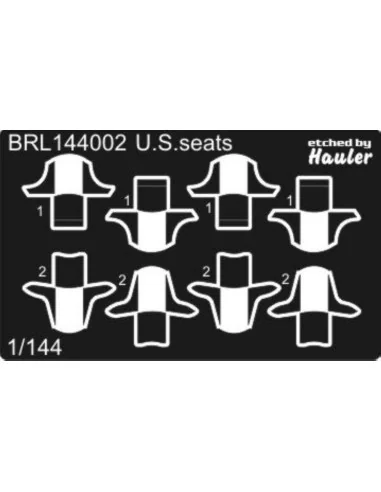 U S seats, 1/144 - Brengun BRL144002