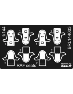 U K seats, 1/144 - Brengun BRL144003