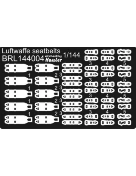 Luftwaffe seat belts, 1/144 - Brengun BRL144004