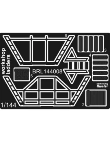 Workshop ladders, 1/144 - Brengun BRL144008