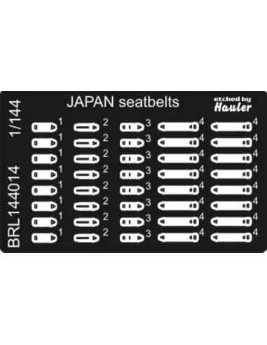 JAPAN seat belts, 1/144 - Brengun BRL144014