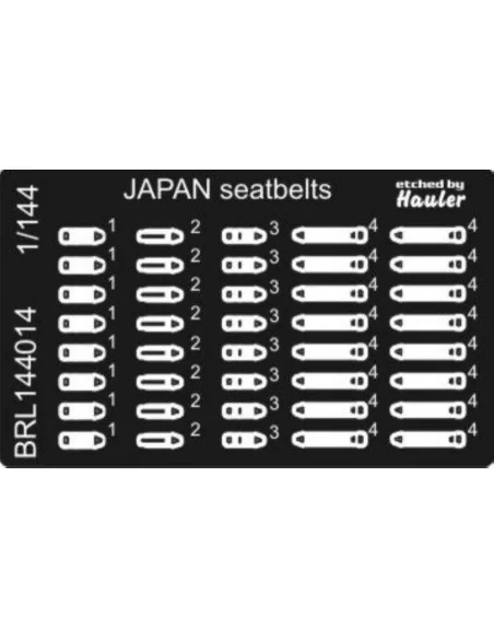 [NO_DESC] JAPAN seat belts, 1/144 - Brengun BRL144014
