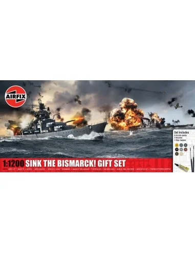 [NO_DESC] Sink The Bismarck! Gift Set, 1/1200 - Airfix A50120