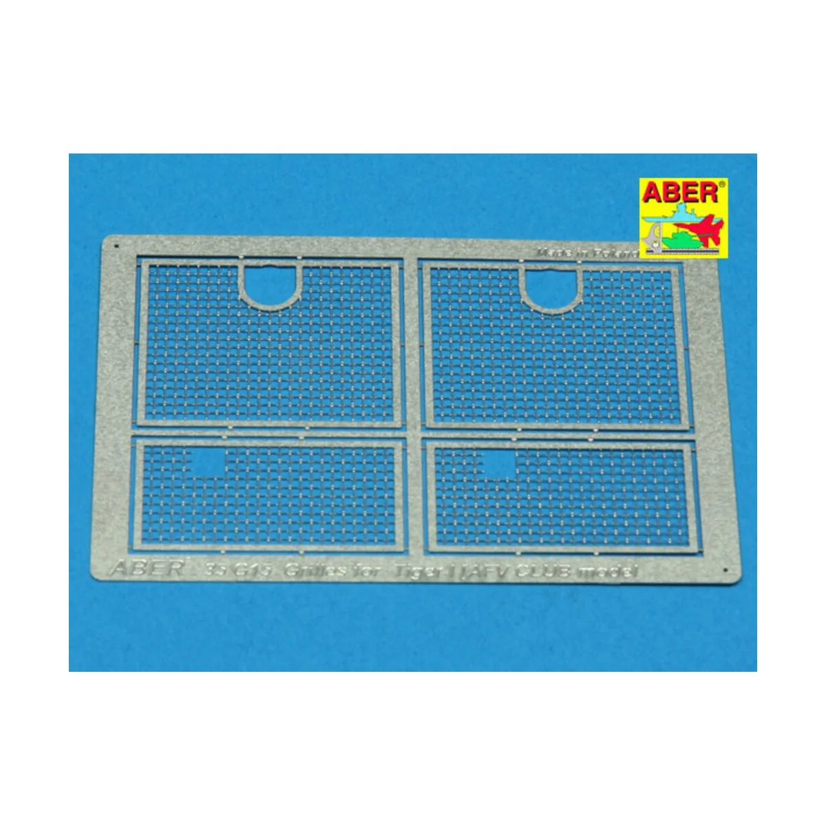 Grilles for Sd.Kfz. 181 Tiger I - Aber Models 35G15