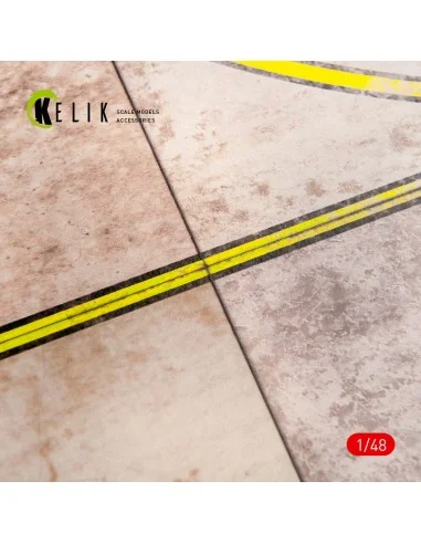RPK runway Base - Acrylic 3 mm (280 x 180 mm) (170 g), 1/48 - Kelik...