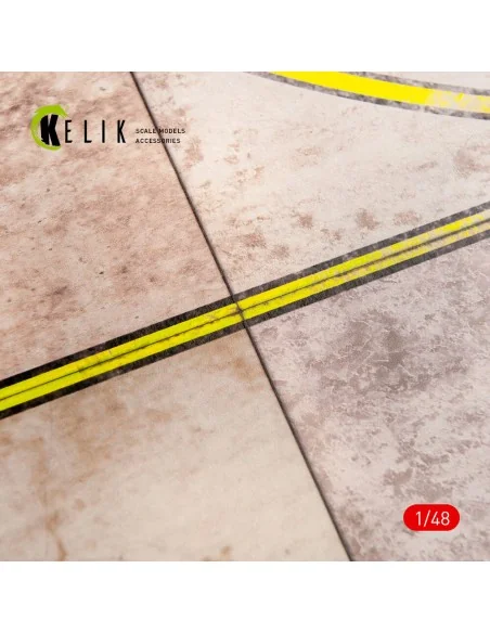 RPK runway Base - Acrylic 3 mm (280 x 180 mm) (170 g), 1/48 - Kelik...