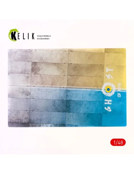 Concrete plates Ghost of Kyiv Base - Acrylic 3 mm (410 x 270 mm) (4...