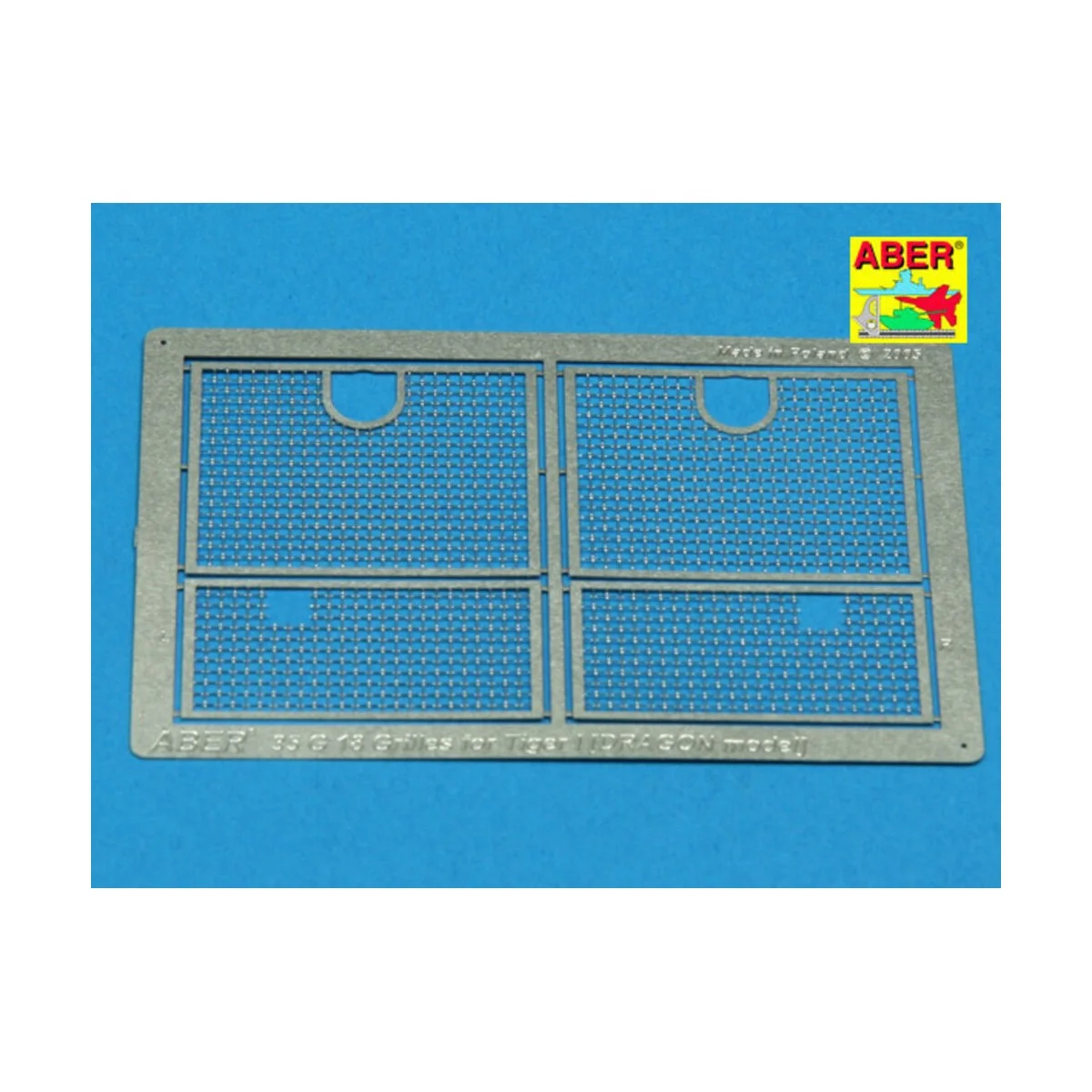 Grilles for Sd.Kfz. 181 Tiger I, 1/35 - Aber Models 35G18