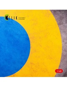 Ukraine Roundel Glory to Defenders - Acrylic 3 mm (240 x 240 mm) (1... 2