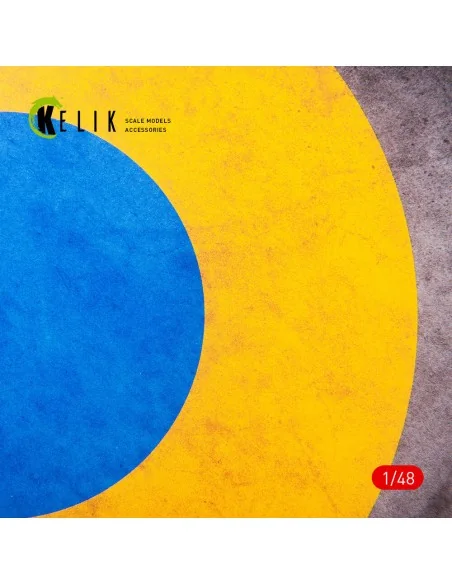Ukraine Roundel Glory to Defenders - Acrylic 3 mm (240 x 240 mm) (1...