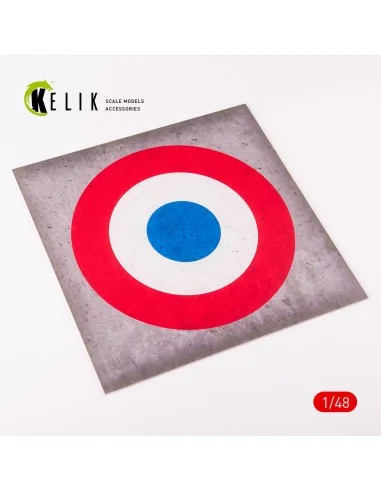France Roundel - Acrylic 3 mm (240 x 240 mm) (190g) (1/72 - 1/48), ...