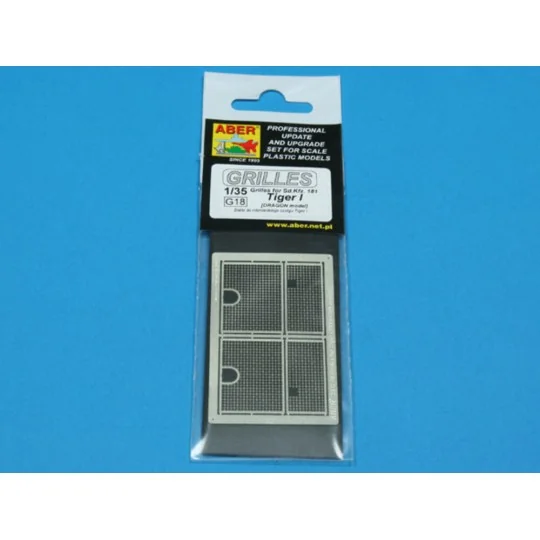 Grilles for Sd.Kfz. 181 Tiger I - Aber Models 35G18