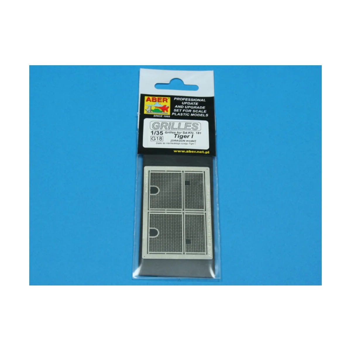 Grilles for Sd.Kfz. 181 Tiger I - Aber Models 35G18