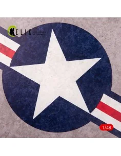 [NO_DESC] US Roundel - Acrylic 3 mm (240 x 240 mm) (190g) (1/72 - 1... 2