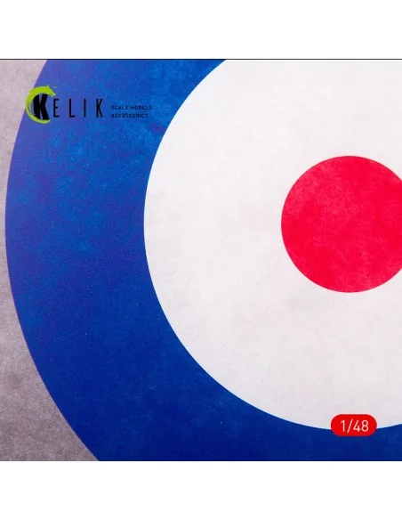 United Kingdom Roundel - Acrylic 3 mm (240 x 240 mm) (190g) (1/72 -...