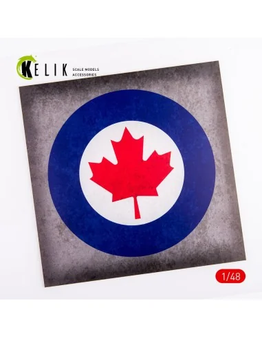 [NO_DESC] Canada Roundel - Acrylic 3 mm (240 x 240 mm) (190g) (1/72...