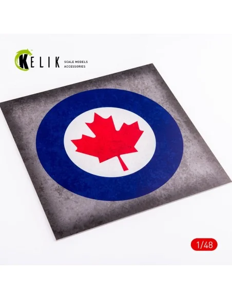 [NO_DESC] Canada Roundel - Acrylic 3 mm (240 x 240 mm) (190g) (1/72...
