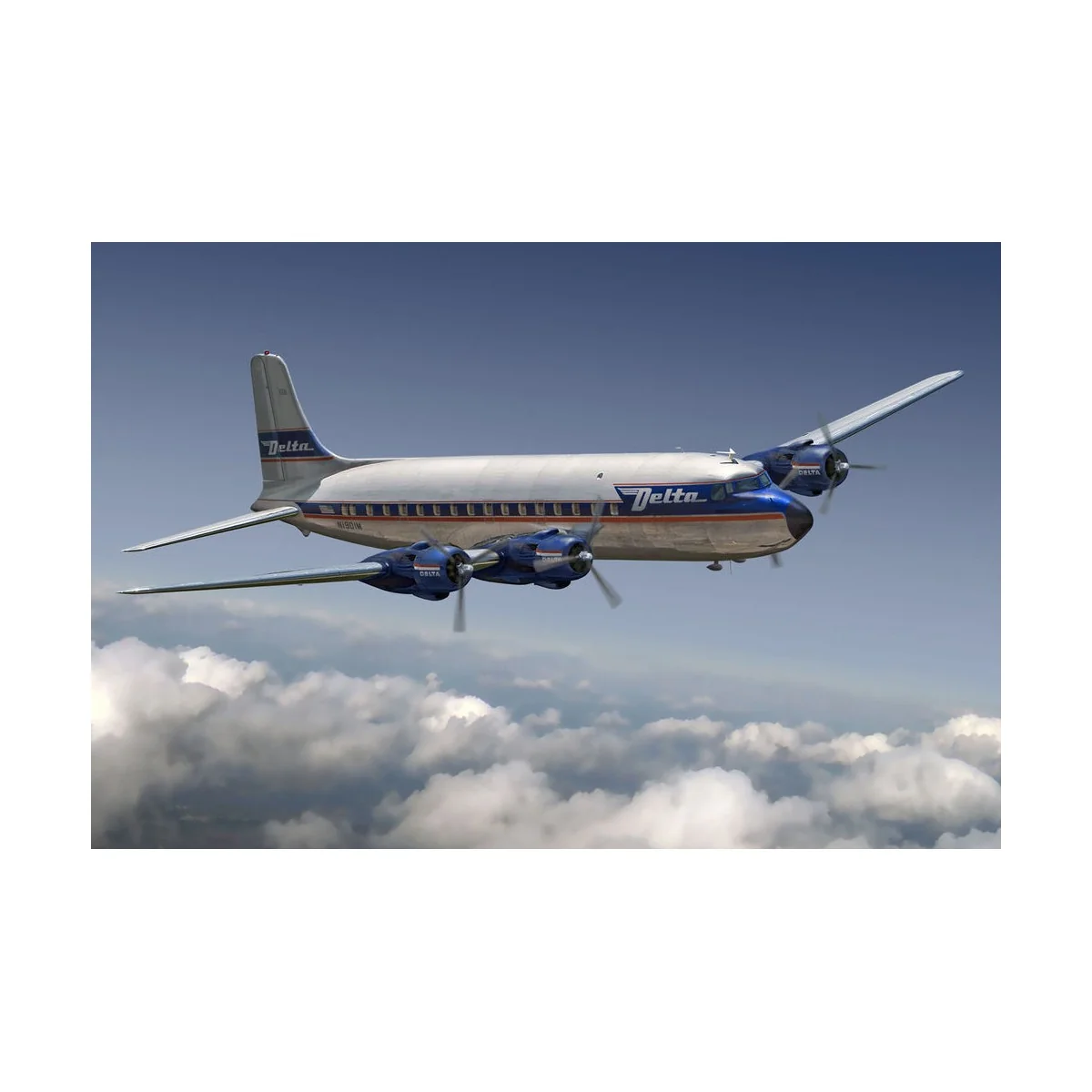 Douglas DC-6, 1/144 - Roden 304