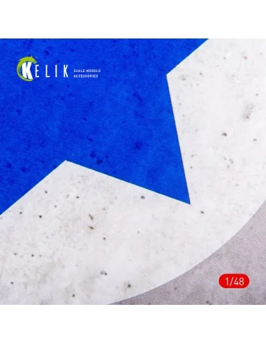 Israel Roundel - Acrylic 3 mm (240 x 240 mm) (190g) (1/72 - 1/48), ...