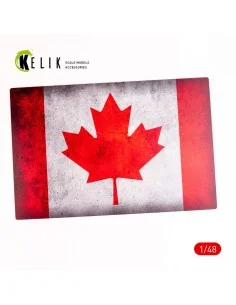 Canada Flag - Base - Acrylic 3 mm (410 x 270 mm) (410 g) (1/72 - 1/...