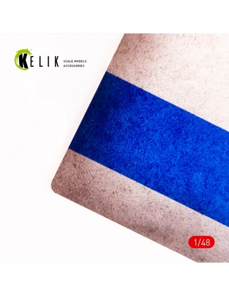 Israel Flag - Base - Acrylic 3 mm (410 x 270 mm) (410 g) (1/72 - 1/...