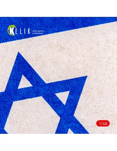 Israel Flag - Base - Acrylic 3 mm (410 x 270 mm) (410 g) (1/72 - 1/...